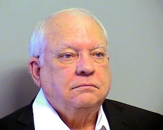 This Tuesday, April 14, 2015 photo provided by the Tulsa County, Oklahoma, Sheriff's Office shows Robert Bates. The 73-year-old Oklahoma reserve sheriff's deputy, who authorities said fatally shot a suspect after confusing his stun gun and handgun, was booked into the county jail Tuesday on a manslaughter charge. Bates surrendered to the Tulsa County Jail and was released after posting $25,000 bond. (Tulsa County Sheriff's Office via AP)