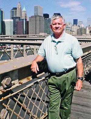A photo of Howe Irwin taken during his vacation in New York City, days before his death on March 29.
