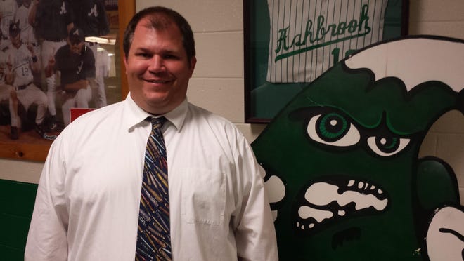 Jake Eccles has served as Ashbrook's wrestling coach for the past 11 seasons.