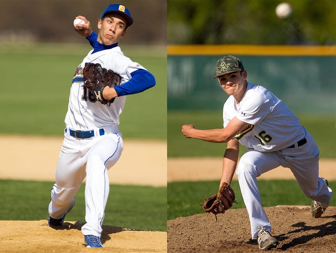 Galva's Trey Kazubowksi and Abingdon-Avon's Colton German put together two of the best pitching performances of the last week. STEVE DAVIS/WCI Sports
