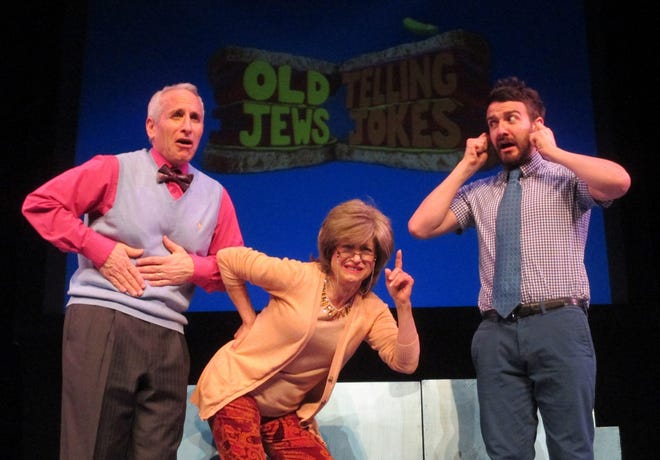 "Old Jews Telling Jokes," which pays tribute to and reinvents classic jokes of the past and present, runs through May 10 at Trinity Rep in Providence.
