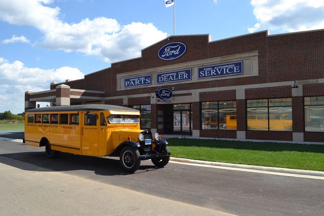 The Gilmore Car Museum features more than 350 automobiles, displayed in more than a dozen historic buildings. Contributed