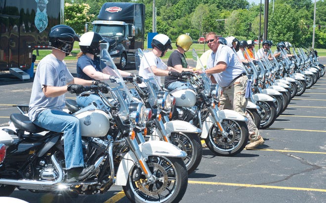 Motorcycle safety courses are taught on the campus at Illinois Central College in East Peoria.