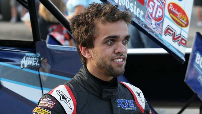 Rico Abreu, the reigning USAC national champion and winner of this year's Chili Bowl, was among the 12 drivers named to NASCAR's latest 'Next' class Tuesday. NASCAR PHOTO