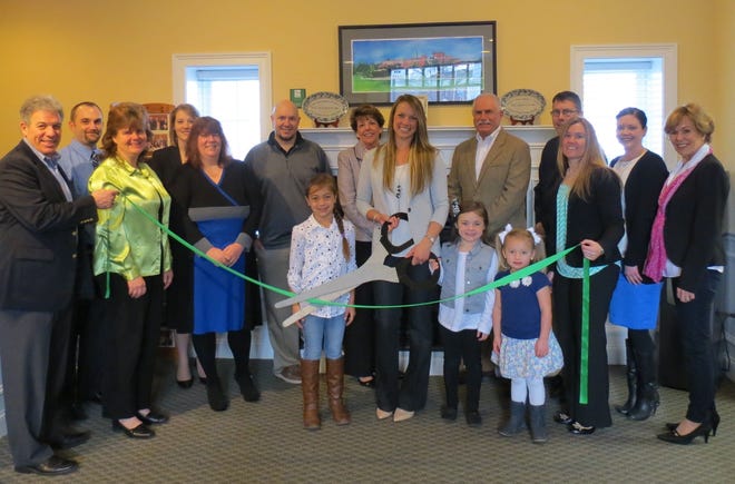 Representatives of the Greater Dover Chamber of Commerce welcome Heidi Cooper of Creative Events (holding scissors) with a traditional ribbon cutting ceremony on April 28.
Courtesy photo