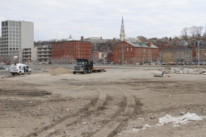 A consultant hired by the PawSox believes this site on Dyer Street shouldn't worsen traffic in the area in part because of the varoius ways people would arrive for the ballgames. The Providence Journal/Steve Szydlowski