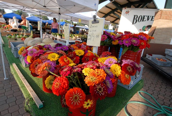 Holland Farmers Market at the Eighth Street Market Place is open 8 a.m.-3 p.m. Wednesday and Saturday, May 16, and every Wednesday and Saturday through mid-December. Sentinel file