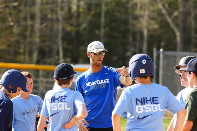 Seacoast United baseball coach Eric Wells was diagnosed with ulcerative colitis at the age of 19, and now, at 25, is in need of a liver transplant. He has maintained his coaching duties with his U-12 Pirates. Matt Parker/Seacoastonline