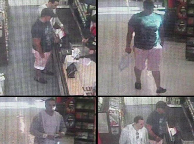 Video still images of the suspects.