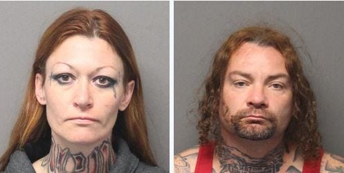 Jessica Garrett, 32, and John Baker, 38, of Colorado are accused of trying to sell an assault rifle in Central Falls.