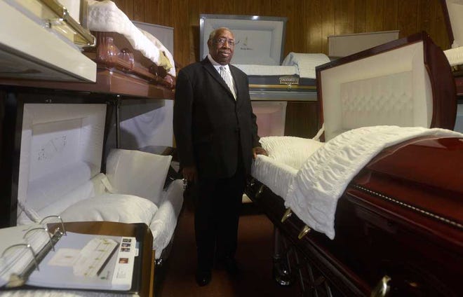 William Jackson poses for a portrait at Jackson-Mc Whorter Funeral Home on Thursday, May 14, 2015 in Athens, Ga. (Richard Hamm/Staff) OnlineAthens / Athens Banner-Herald
