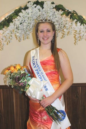 Grace Crider was crowned 2015-2016 Franklin County Dairy Princess Friday evening. The daughter of Rodney and Rhoda Crider, the Shalom Christian Academy sophomore and Greencastle-Antrim 4-H Dairy Club member, will be promoting Franklin County's dairy industry for the coming year and represent Franklin County in the state pageant during September.