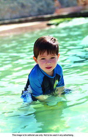 Introduce children to water at an early age so they can quickly grow acclimated to water.