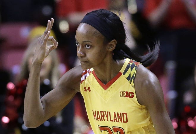 Hopewell graduate Shatori Walker-Kimbrough averaged 13.4 points and 5.4 assists per game in her second season with Maryland.