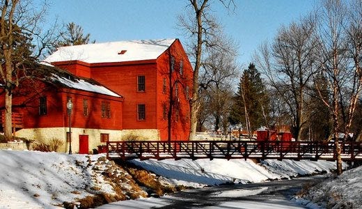 The Baltic Mill in Belvidere was built in 1845.

PHOTO PROVIDED