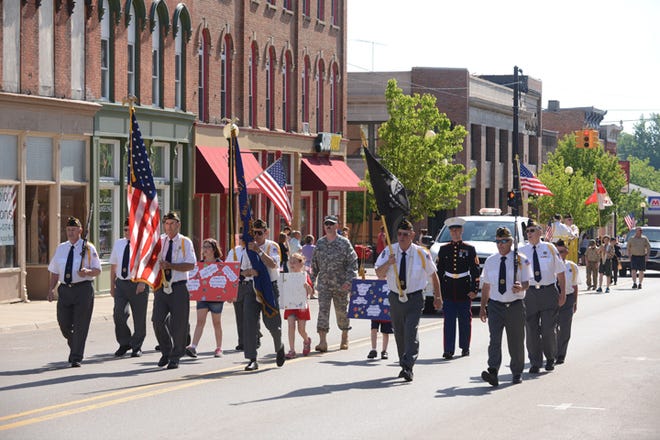Hudson's Memorial Day parade is seen in 2014.