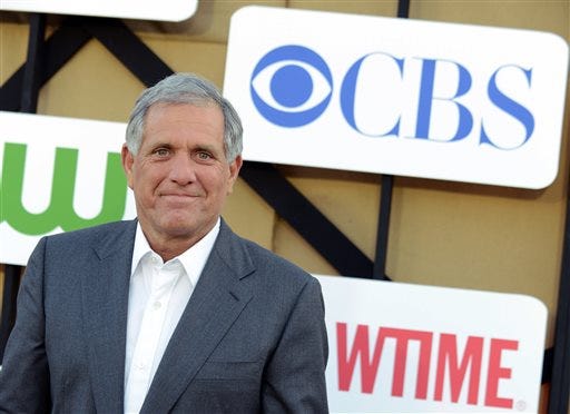 In this July 29, 2013, file photo, Les Moonves arrives at the CBS, CW and Showtime TCA party at The Beverly Hilton in Beverly Hills, Calif. Moonves was the second highest paid CEO in 2014, according to a study carried out by executive compensation data firm Equilar and The Associated Press. (Photo by Jordan Strauss/Invision/AP, File)
