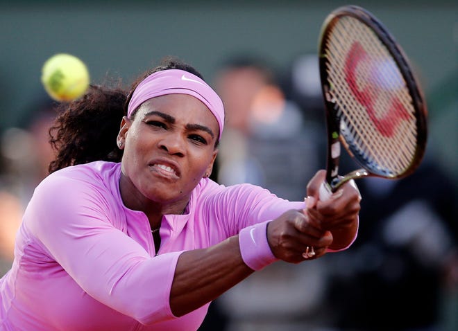 Serena Williams rallied past Victoria Azarenka to survive their third round match of the French Open Saturday. Williams was among the big names who advanced to the tournament's second week. AP Photo