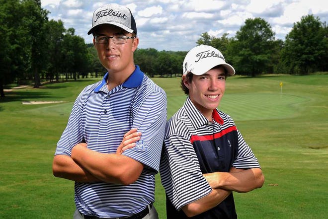 Oconee County's Dustin DeMersseman, left, and Prince Avenue's Will Kahlstorf are the Athens Banner-Herald Boys Golf Players of the Year.