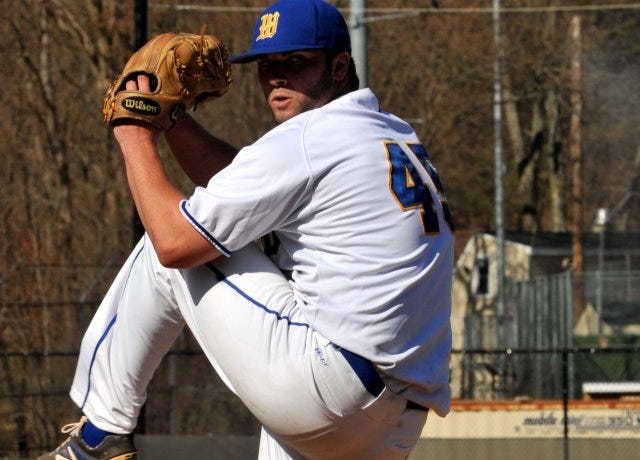 Worcester State University pitcher Zach Zona of Auburn will take the mound for the Wachusett Dirt Dawgs of the Futures Collegiate Baseball League this summer. WORCESTER STATE PHOTO