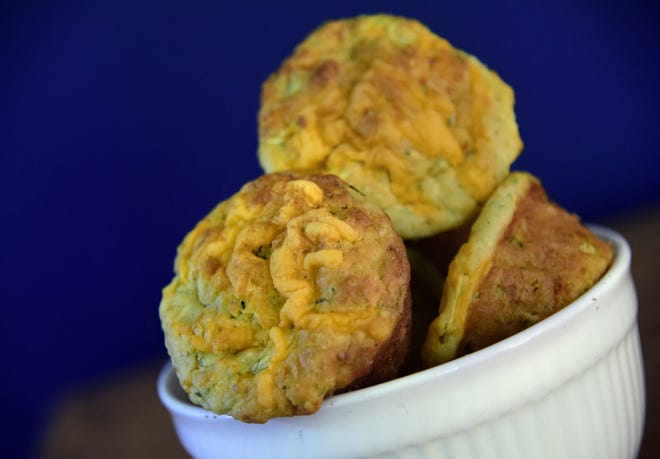 Zucchini Cheese Muffins take 25 minutes of hands-on time.