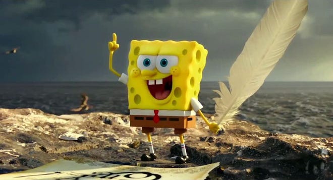 "The SpongeBob Movie: Sponge Out of Water ” is the best-seller and top rental.