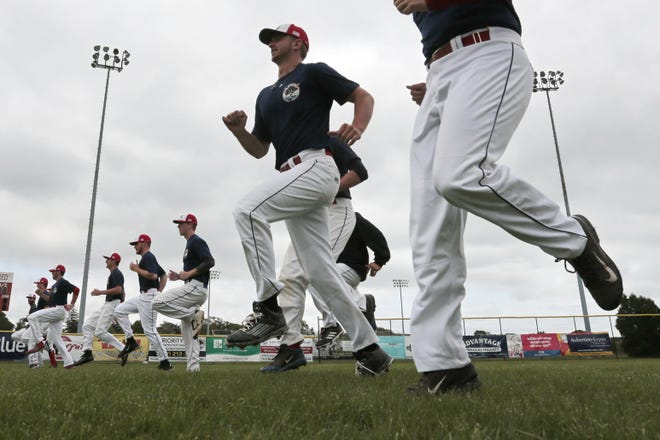 The Bay Sox prepare for the 2015 season during a practice on Wednesday. Their home opener is tonight at 6:30 p.m. PETER PEREIRA/THE STANDARD-TIMES