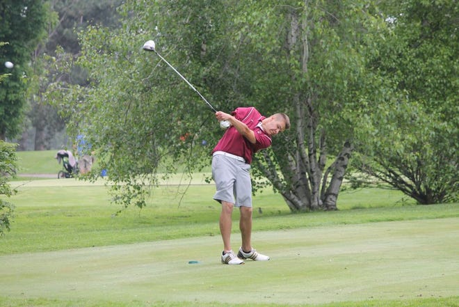 Portland's Rhet Schrauben shot a 78 on the first day of the two-day Division 3 Golf Finals at MSU.
