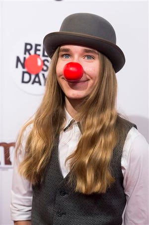 Sawyer Fredericks attends NBC's Red Nose Day entertainment charity event at The Hammerstein Ballroom on Thursday, May 21, 2015, in New York. (Photo by Charles Sykes/Invision/AP)