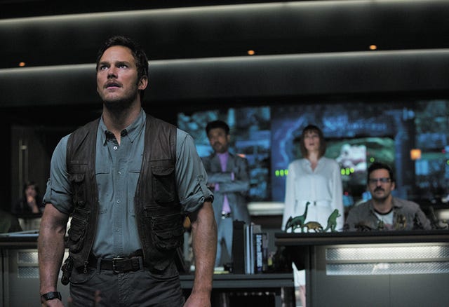 Chris Pratt in "Jurassic World." (Image courtesy Universal Pictures)