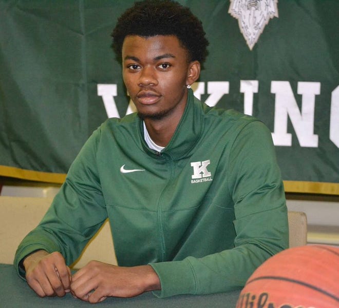 Kinston senior guard Mykel Hart will play basketball at the University of Mt. Olive next season. He finished his career at Kinston as a three-time state champion.