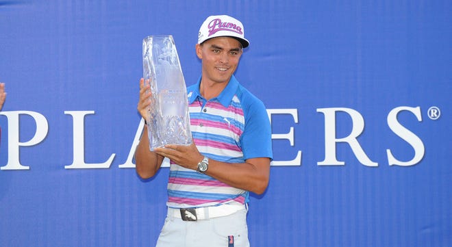 Rickie Fowler, who won The Players last month, will compete with Tiger Woods and Louis Oosthuizen in the first two rounds of next week's U.S. Open.