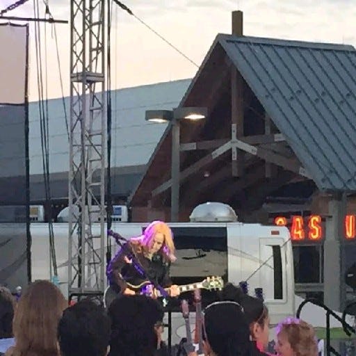 Melissa Etheridge performed Saturday night on the Sherman Summer Stage at Mount Airy Casino Resort. JIM RADENHAUSEN/POCONO RECORD