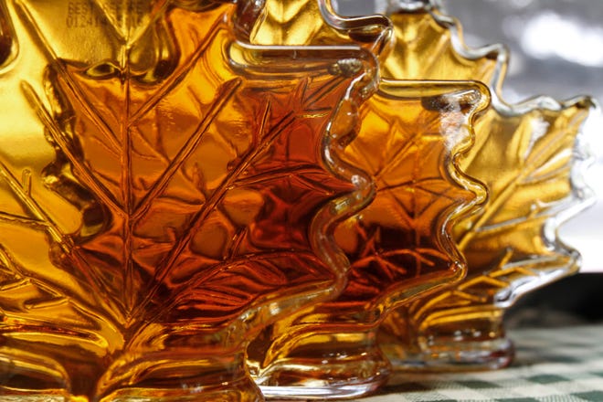 The U.S. Department of Agriculture said maple syrup production was up in the 2015 season. Vermont continues to lead the nation by far, producing most of the syrup in the country, followed by New York and Maine. (AP Photo/Toby Talbot, File)