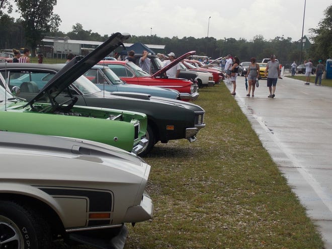 The Lamar Dixon Expo Center's lot was filled with displayed vehicles from so many different varieties. Photo by Kyle Riviere.