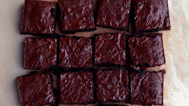 UNDATED -- BC-ASK-MARTHA-WHOLE-GRAIN-RECIPES-ART-NYTSF -- Made with spelt flour, these fudgy dark chocolate brownies are just irresistible. (CREDIT: Jonathan Lovekin)