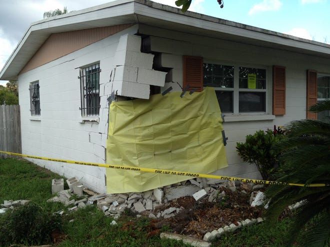 A drunken wrong-way driver crashed into a home at 4510 20th St. W. in Manatee County at about 11 p.m. on June 17, 2015, according to the Florida Highway Patrol.