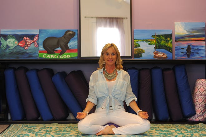 At Wendy DeFeudis' new business, Very Wendy Studios in South Chatham, art and yoga are both on offer.

Merrily Cassidy/Cape Cod Times