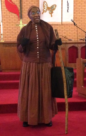 A Harriet Tubman re-enactor is one of the historical offerings during Railroad Days. 

SUBMITTED PHOTO