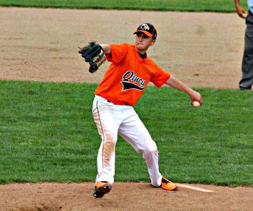 Quincy senior Tyler Powell earned Big 8 First Team honors for his work on the mound this season for the Orioles.



PHOTO BY TROY TENNYSON