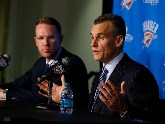 Billy Donovan adds another perspective for judging talent to the Oklahoma City Thunder. (Photo by The Associated Press)