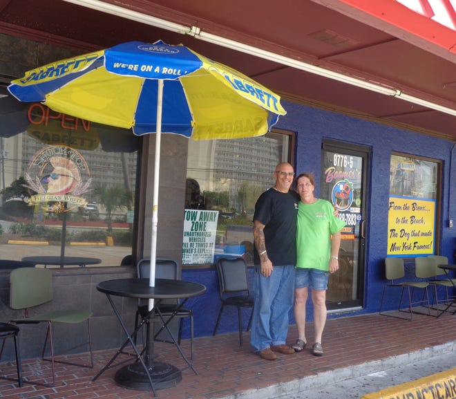 Steve “Boomer” Lestig and his wife, Sheila, opened Boomer’s Chili Pot on Thomas Drive in November.