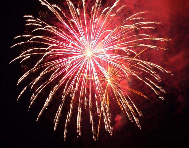 Fireworks displays are slated for the University of Massachusetts Dartmouth Freedom Festival tonight along with Freetown and Bristol, R.I.