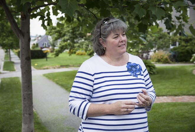 Mary Knittle lives in a Burncoat Street neighborhood that lost many of its trees because of the Asian longhorned beetle five years ago. She is involved in the Worcester Tree Initiative, a group that plants trees to replace those lost. Photo/John Happel