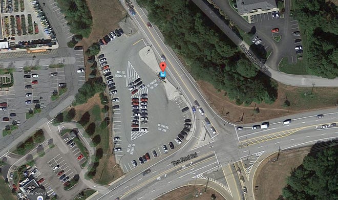 The Route 2/102 Park-n-Ride lot , an irregularly shaped patch of asphalt is located at the northwestern corner of the intersection of Routes 2 and 102 outside of the village of Wickford, in North Kingstown.