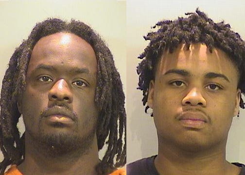 Suspects Demareen Sentell Strong, 27, left; and Trey Deion Cochrane, 17, were arrested for involvement in a home 
invasion.