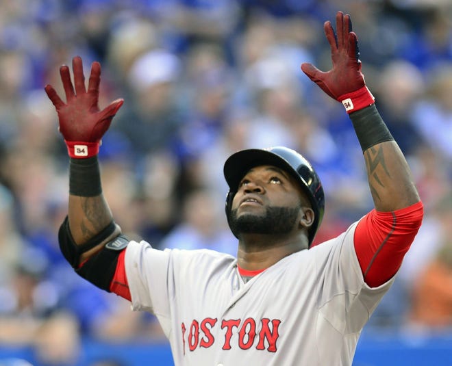 David Ortiz was back at first base for the second time this week on Wednesday. Mike Napoli was benched once again, although John Farrell says Napoli hasn't lost his job at first. AP FILE PHOTO