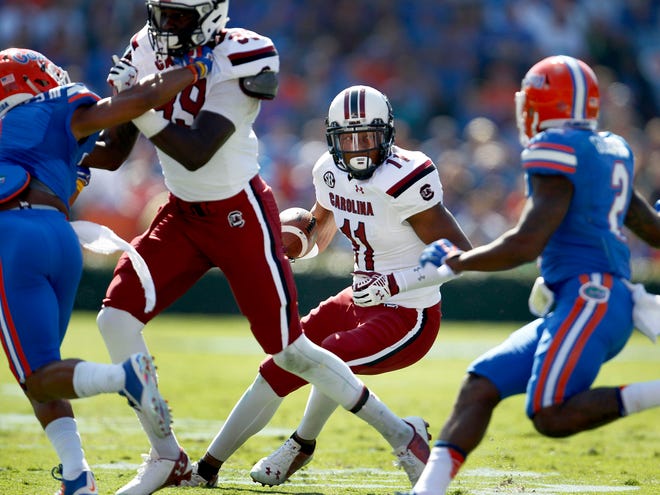 South Carolina's Pharoh Cooper may be listed as a wide receiver, but his versatility extends beyond catching passes.