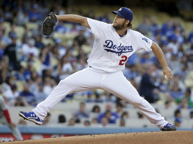 Dodgers pitcher Clayton Kershaw tossed a complete game and struck out 13 batters against the Phillies on Wednesday.