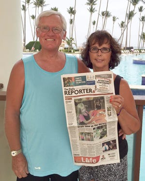 Brad and Sandy Rootes, along with 12 family members, recently visited the Dominican Republic in Punta Cana. The family stayed at the Paradisus Palma Resort. Share your Subscriber on Vacation photos by emailing them to newsroom@thedailyreporter.com. Courtesy Photo
